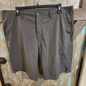 DIXXON Charcoal Flat Front Shorts